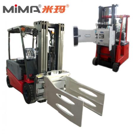 Xe nâng điện đối trọng có chức năng dịch chuyển ngang và kẹp