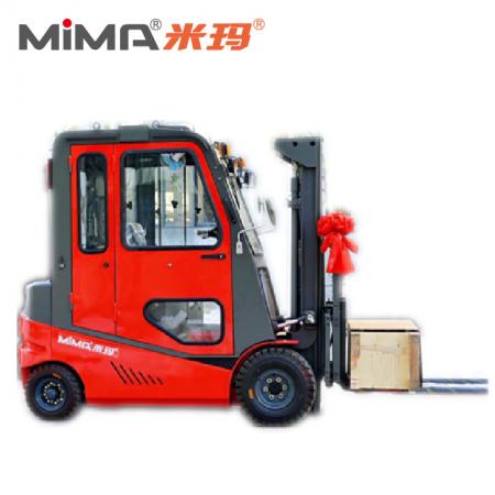 xe nâng điện đối trọng có cabin