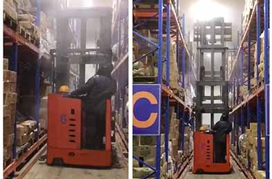Ứng dụng xe nâng Forkvance trong kho lạnh
